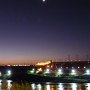 Itaipu by sunset.